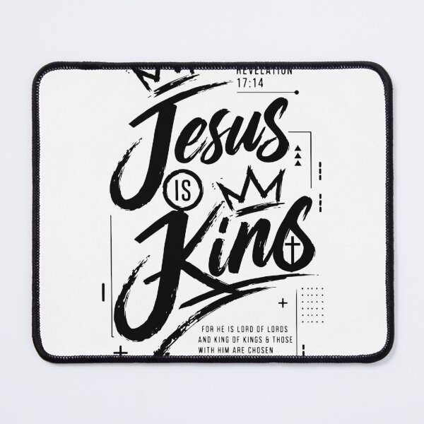 Item preview, Jesus Is King Typography T-Shirt Design designed and sold by ucpstudio.