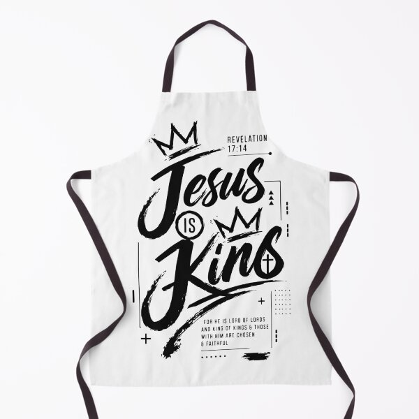 Item preview, Jesus Is King Typography T-Shirt Design designed and sold by ucpstudio.