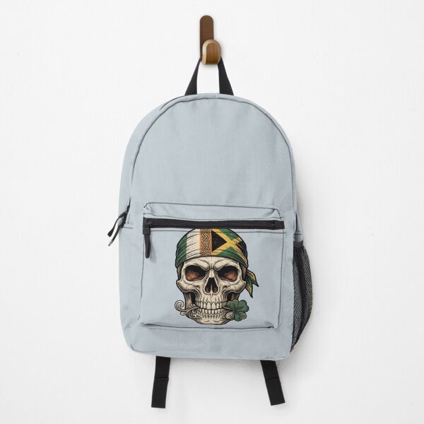 Item preview, Funny St Patricks Day Irish Rasta skull style designed and sold by ArtDesignTp.
