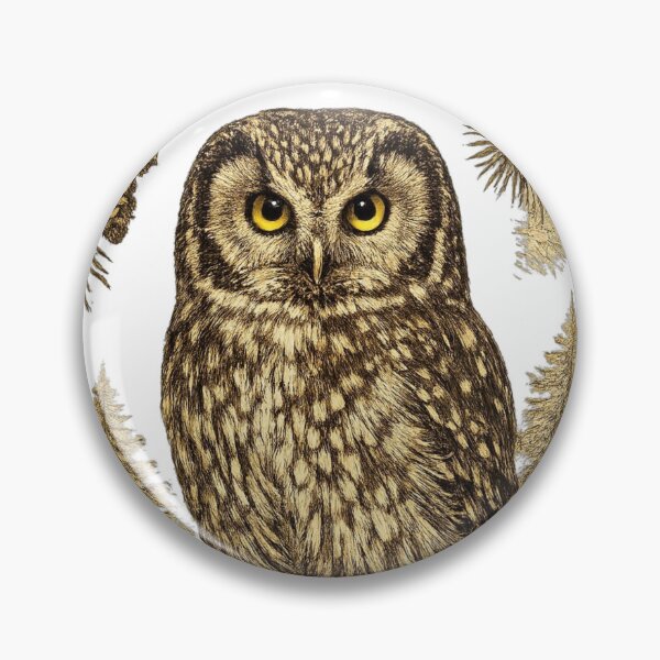 Item preview, Boreal Owl Silent Forest Hunter designed and sold by KrungiT Design .