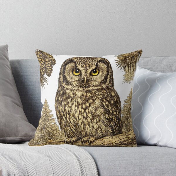 Item preview, Boreal Owl Silent Forest Hunter designed and sold by KrungiT Design .