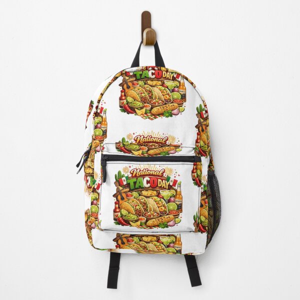 Item preview, National Taco Day Cute Retro Taco Fiesta Illustration designed and sold by an9beac.