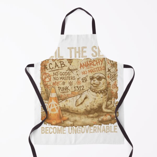 Item preview, Neil The Seal Become Ungovernable - Punk Rock Anarchy Meme designed and sold by raketn.