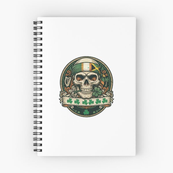 Item preview, St Patricks Day Irish Rasta Skullskull humor designed and sold by ArtDesignTp.