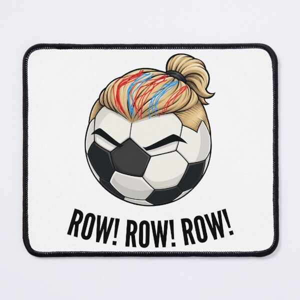 Item preview, Ro-Row-Row Soccer Ball Hairstyle Cartoon designed and sold by Majnon8bp.