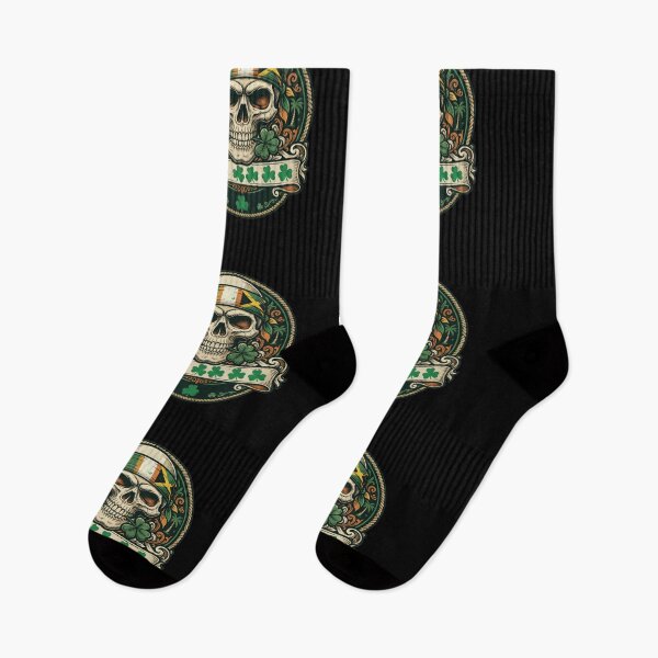 Item preview, St Patricks Day Irish Rasta Skullskull humor designed and sold by ArtDesignTp.