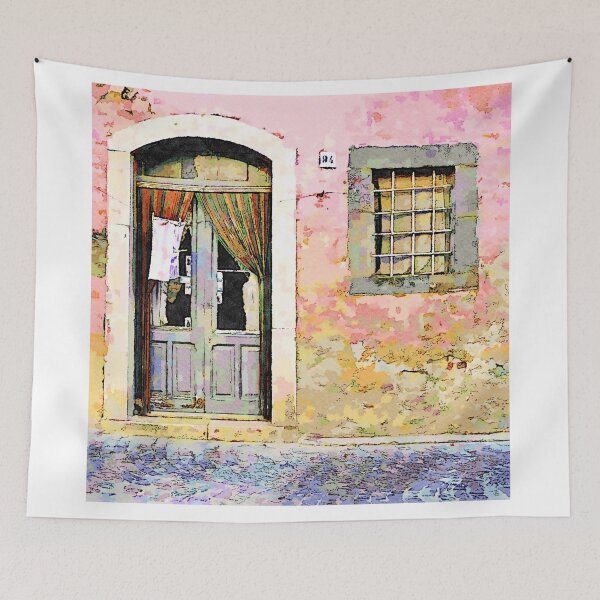 Item preview, Vulture: door and window on pink wall designed and sold by Giuseppe Cocco.