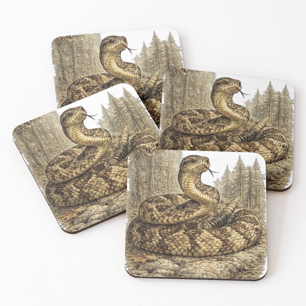 Item preview, Timber Rattlesnake Ready to Strike designed and sold by KrungiT Design .