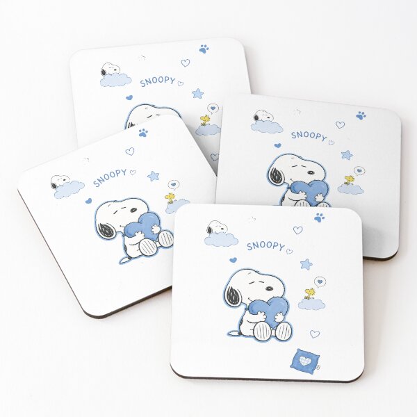 Item preview, Snoopy Beloved with blue heart designed and sold by 4U---Store.