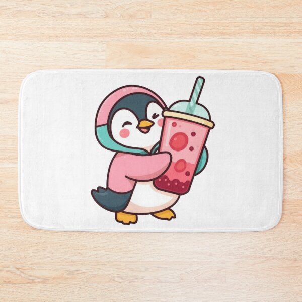 Item preview, Kawaii Boba Penguin Sticker | Cute Chibi Bubble Tea Penguin designed and sold by Stylestickers55.