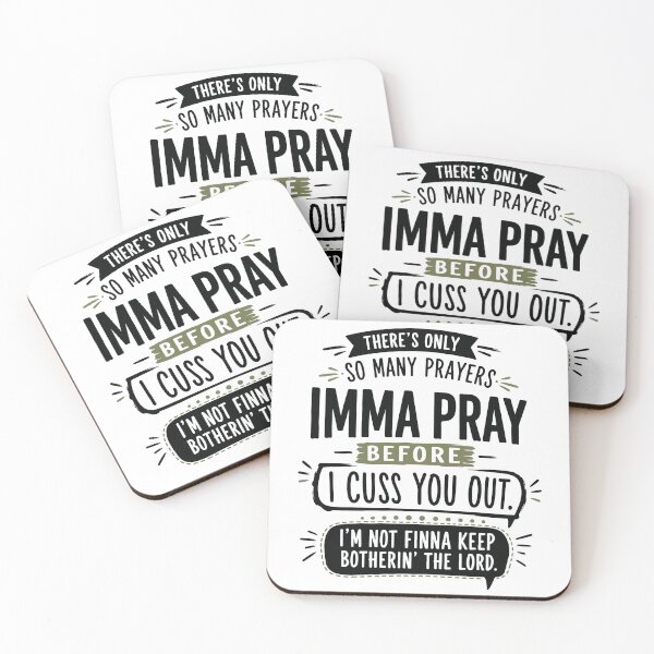 Item preview, There's Only So Many Prayers – Funny Christian T-Shirt Design designed and sold by ucpstudio.