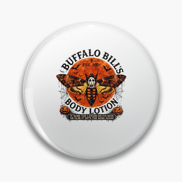 Item preview, Buffalo Bill's Body Lotion Distressed Horror Moth Halloween designed and sold by kienoy.