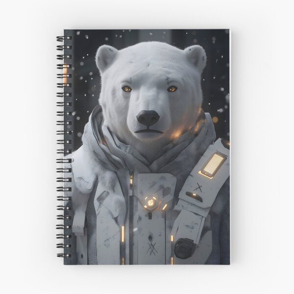 Item preview, Polar Bear Arctic Cyber Explorer Snow Guardian designed and sold by mildaclairmo.