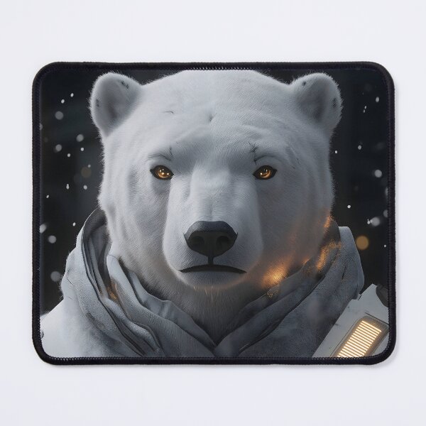 Item preview, Polar Bear Arctic Cyber Explorer Snow Guardian designed and sold by mildaclairmo.