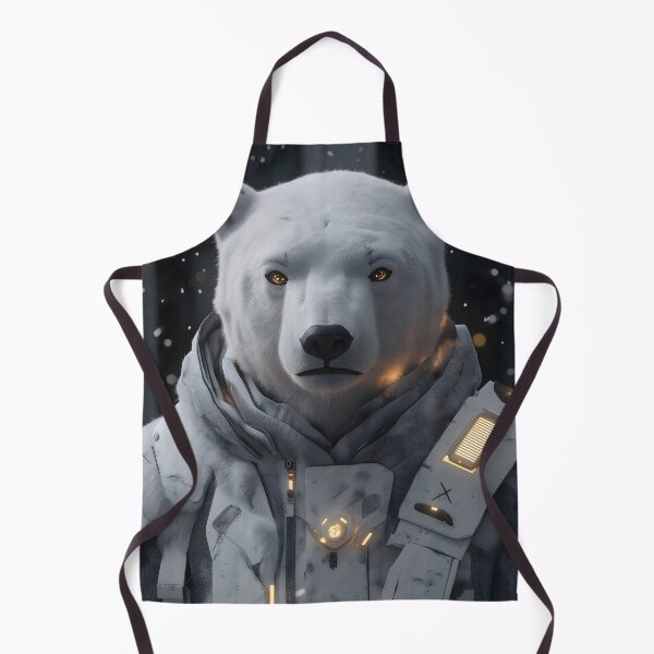 Item preview, Polar Bear Arctic Cyber Explorer Snow Guardian designed and sold by mildaclairmo.