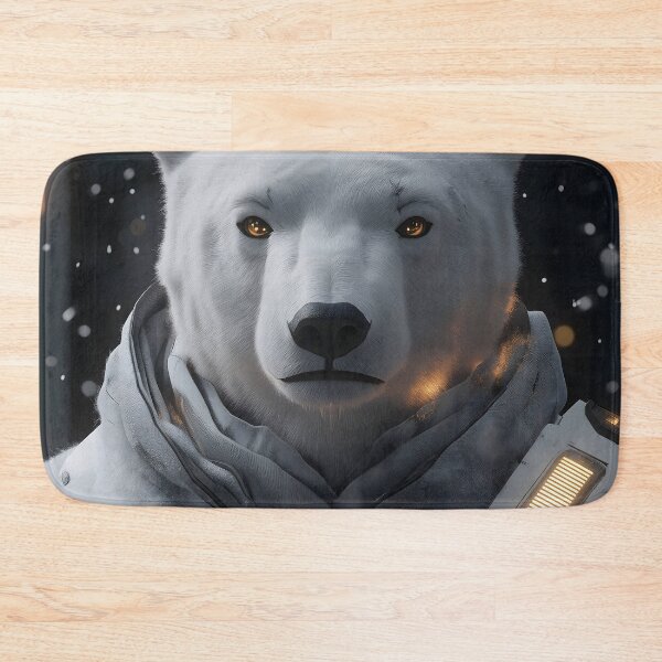 Item preview, Polar Bear Arctic Cyber Explorer Snow Guardian designed and sold by mildaclairmo.