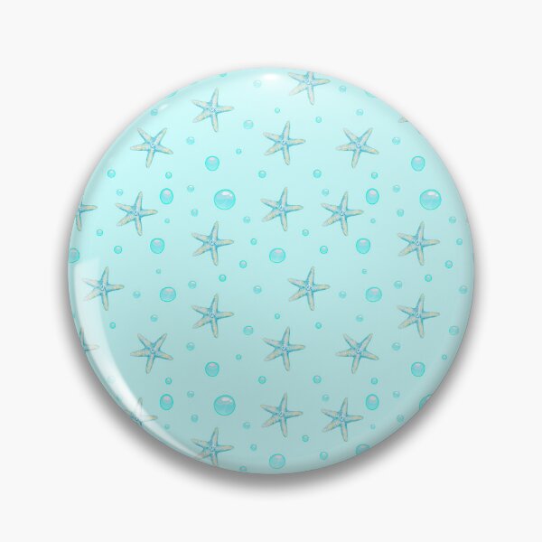 Item preview, Sea animal Blue Watercolor Starfish Ocean Sea Bubbles Minimalist Aesthetic designed and sold by Art IN Pack.