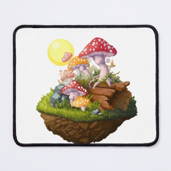 Item preview, Floating Mushroom Island Fantasy Art Surreal Nature Design Graphic Tee Gift T-shirt designed and sold by TDZCOLLECTION.