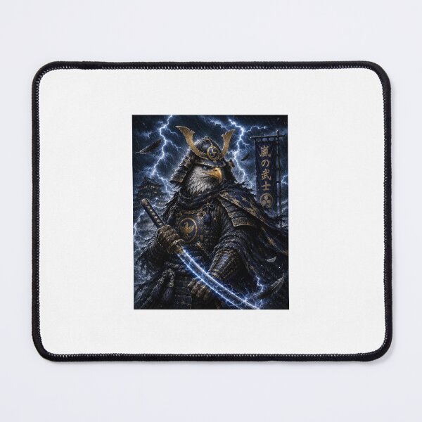Item preview, Storm Eagle Samurai Warrior Art designed and sold by Rogue Heart Collective™.