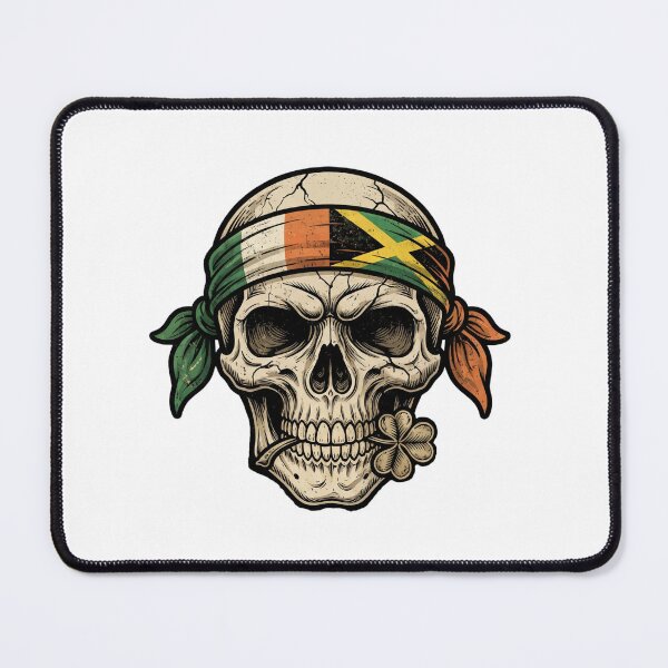 Item preview, funny st patricks Day rasta shamrock designed and sold by ArtDesignTp.