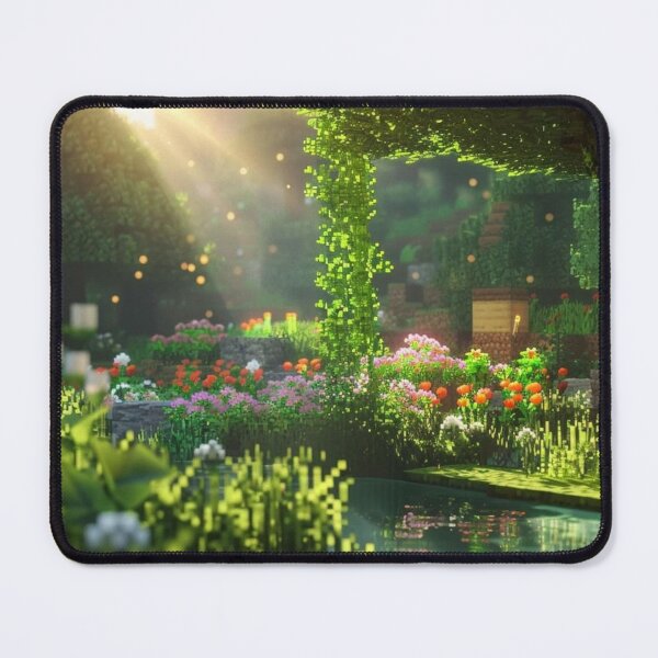 Item preview, Peaceful Minecraft Forest Garden Scene designed and sold by Stackback.