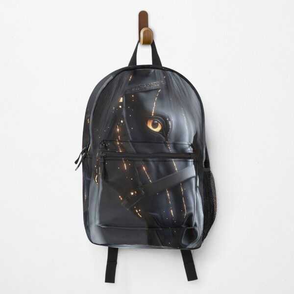 Item preview, Horse Cyber Noir Amber Eye Futuristic Bridle Glow designed and sold by mildaclairmo.