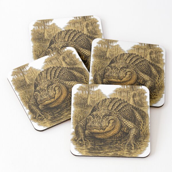 Item preview, American Alligator Swamp Ambush designed and sold by KrungiT Design .