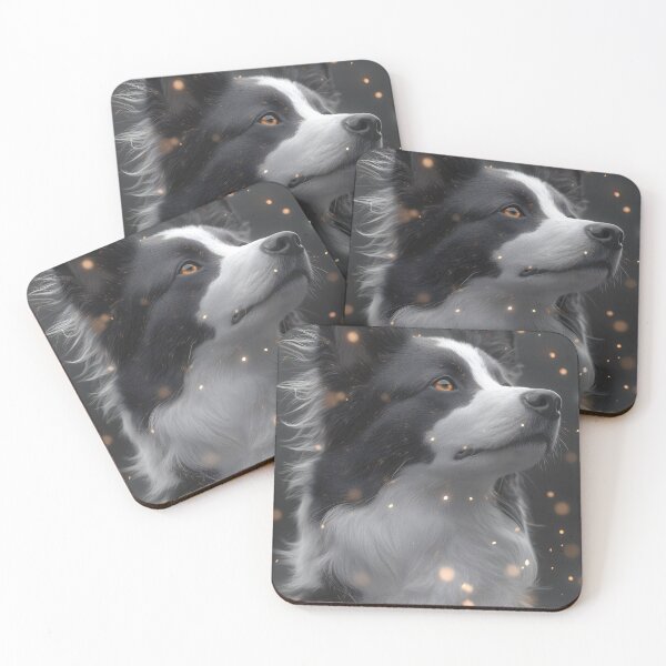 Item preview, Border Collie Dog Snowy Fur Loyal Winter Glow designed and sold by mildaclairmo.