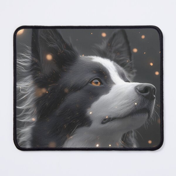 Item preview, Border Collie Dog Snowy Fur Loyal Winter Glow designed and sold by mildaclairmo.