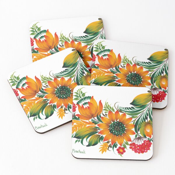 Item preview, A spray of flowers with a sunflower and viburnum designed and sold by MALVA UA.