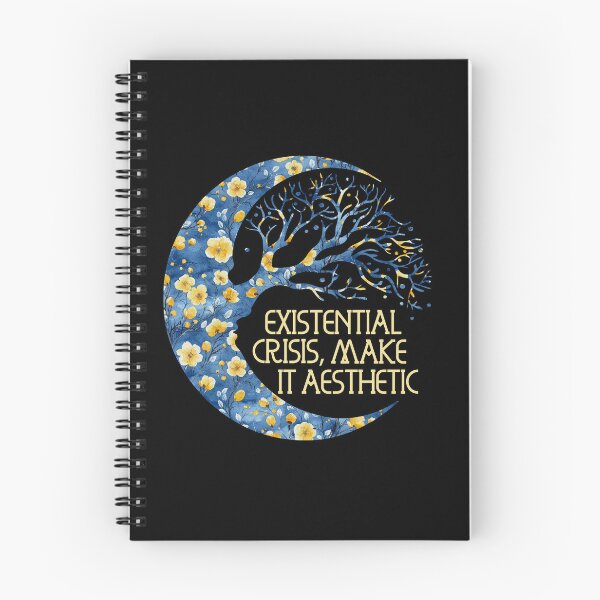 Item preview, Existential Crisis Make It Aesthetic - Funny Mystical Floral Moon designed and sold by the-Z3nith.