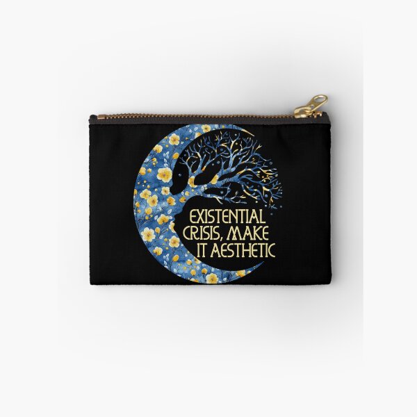 Item preview, Existential Crisis Make It Aesthetic - Funny Mystical Floral Moon designed and sold by the-Z3nith.