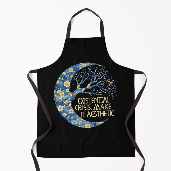 Item preview, Existential Crisis Make It Aesthetic - Funny Mystical Floral Moon designed and sold by the-Z3nith.