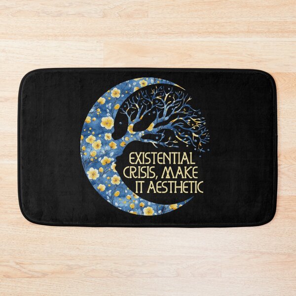 Item preview, Existential Crisis Make It Aesthetic - Funny Mystical Floral Moon designed and sold by the-Z3nith.