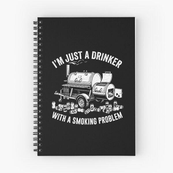 Item preview, Drinker With A Smoking Problem Funny BBQ Pitmaster designed and sold by SiarheiYur.