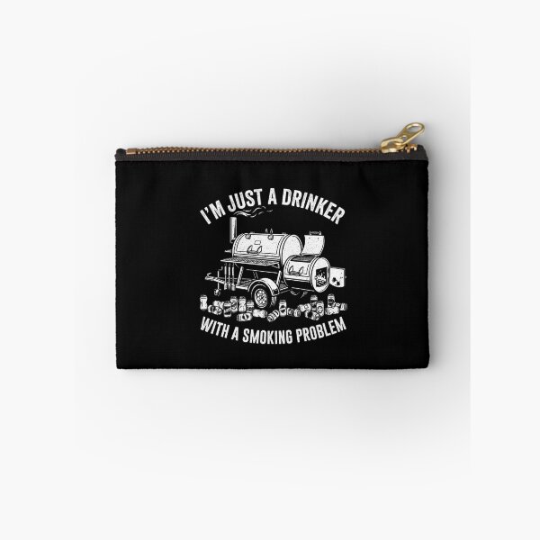 Item preview, Drinker With A Smoking Problem Funny BBQ Pitmaster designed and sold by SiarheiYur.