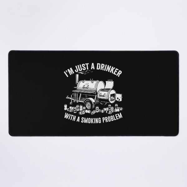 Item preview, Drinker With A Smoking Problem Funny BBQ Pitmaster designed and sold by SiarheiYur.