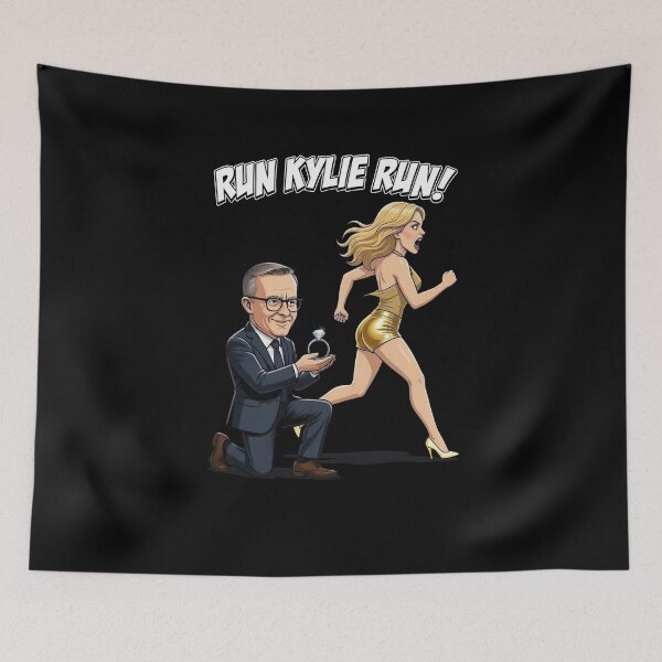 Item preview, Anthony Albanese Proposing to Kylie Minogue - Meme - Fuck, Marry, Kill! designed and sold by Manafold.