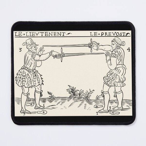 Item preview, Rapier Henry de Sainct-Didier's 1573 treatise designed and sold by Ember-and-Ivy.