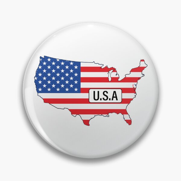 Item preview, USA Flag Map designed and sold by Love, Amy.