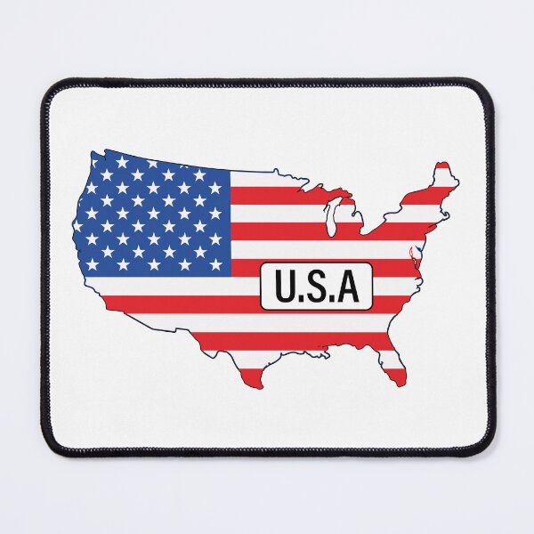 Item preview, USA Flag Map designed and sold by Love, Amy.