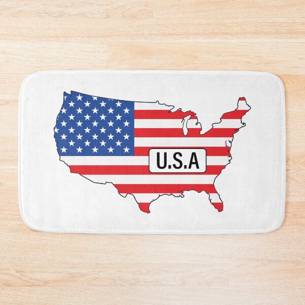 Item preview, USA Flag Map designed and sold by Love, Amy.