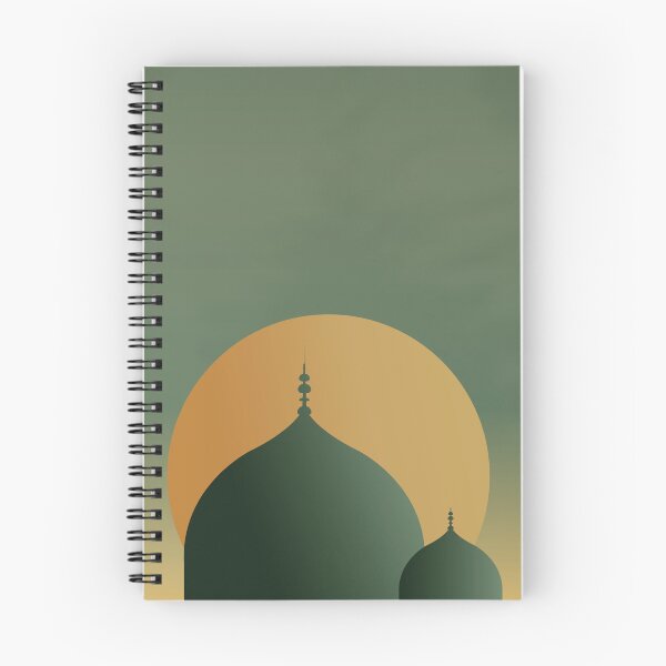 Item preview, Minimalist Al-Masjid an-Nabawi Wall Art | Madinah Mosque Sunset Poster designed and sold by UI Expert.