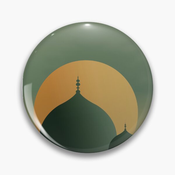 Item preview, Minimalist Al-Masjid an-Nabawi Wall Art | Madinah Mosque Sunset Poster designed and sold by UI Expert.