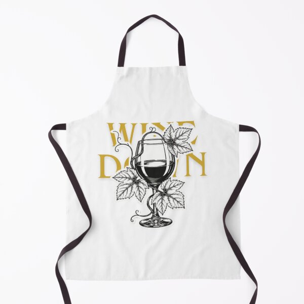 Item preview, Wine Down Funny Pun Quote designed and sold by SKSSTYLe.