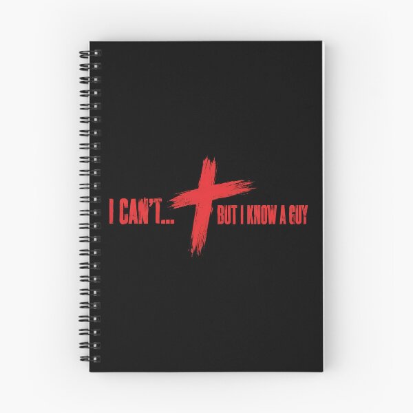 Item preview, I Can't But I Know A Guy Jesus Cross Funny Christian designed and sold by OlakunleOloroz.