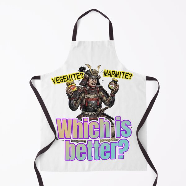 Item preview, Vegemite vs Marmite Funny Samurai Meme Japanese Art designed and sold by LOVEARTDESIGN.
