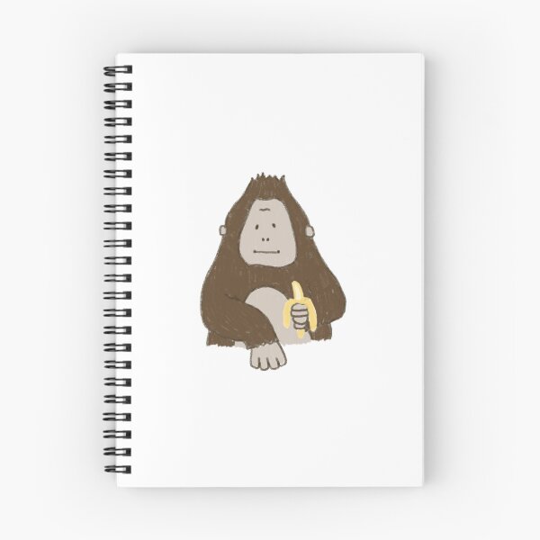 Item preview, gorilla & banana designed and sold by surimies.
