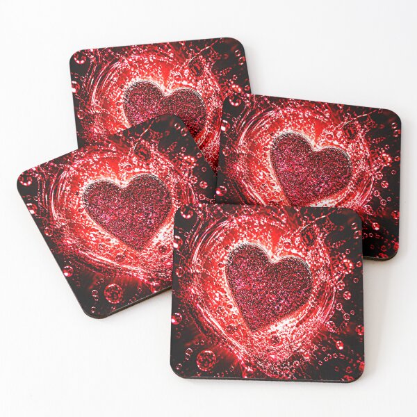 Item preview, Crimson Glitter Heart Splash designed and sold by CyndiEpps.