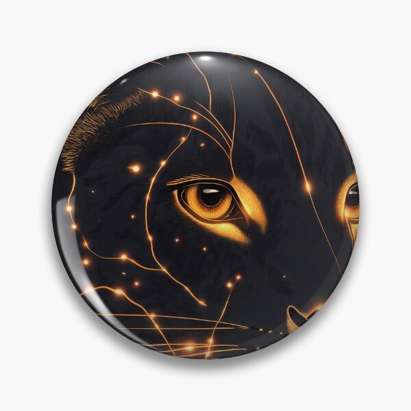 Item preview, Leopard Golden Line Wild Predator Animal Portrait designed and sold by mildaclairmo.